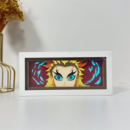 Anime-Themed RGB Paper Carving Lamp, Multi-Color Modes, with Remote & Touch Dimming