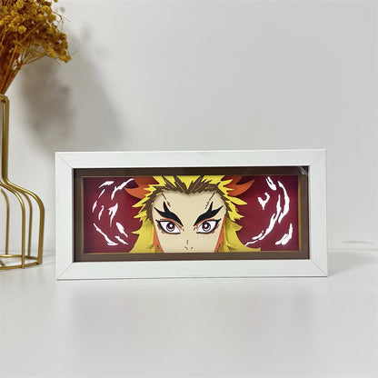 Anime-Themed RGB Paper Carving Lamp, Multi-Color Modes, with Remote & Touch Dimming