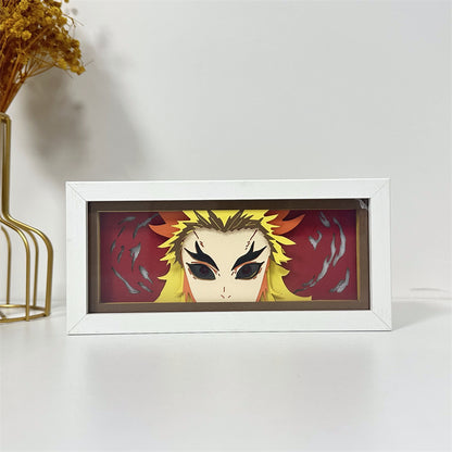 Anime-Themed RGB Paper Carving Lamp, Multi-Color Modes, with Remote & Touch Dimming