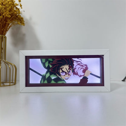 Anime-Themed RGB Paper Carving Lamp, Multi-Color Modes, with Remote & Touch Dimming