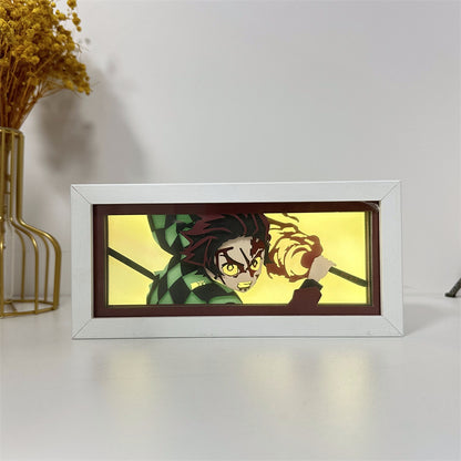 Anime-Themed RGB Paper Carving Lamp, Multi-Color Modes, with Remote & Touch Dimming