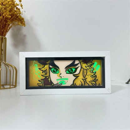 Anime-Themed RGB Paper Carving Lamp, Multi-Color Modes, with Remote & Touch Dimming