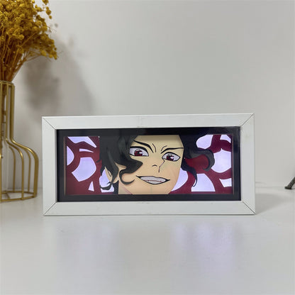 Anime-Themed RGB Paper Carving Lamp, Multi-Color Modes, with Remote & Touch Dimming