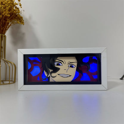 Anime-Themed RGB Paper Carving Lamp, Multi-Color Modes, with Remote & Touch Dimming