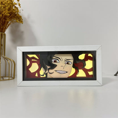 Anime-Themed RGB Paper Carving Lamp, Multi-Color Modes, with Remote & Touch Dimming