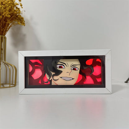 Anime-Themed RGB Paper Carving Lamp, Multi-Color Modes, with Remote & Touch Dimming