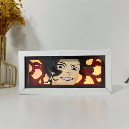 Anime-Themed RGB Paper Carving Lamp, Multi-Color Modes, with Remote & Touch Dimming