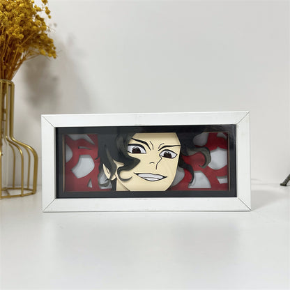 Anime-Themed RGB Paper Carving Lamp, Multi-Color Modes, with Remote & Touch Dimming