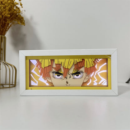 Anime-Themed RGB Paper Carving Lamp, Multi-Color Modes, with Remote & Touch Dimming