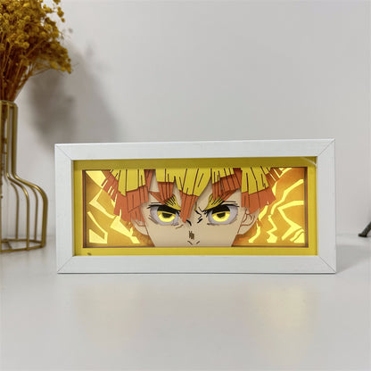 Anime-Themed RGB Paper Carving Lamp, Multi-Color Modes, with Remote & Touch Dimming