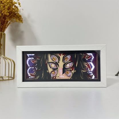 Anime-Themed RGB Paper Carving Lamp, Multi-Color Modes, with Remote & Touch Dimming