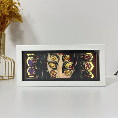 Anime-Themed RGB Paper Carving Lamp, Multi-Color Modes, with Remote & Touch Dimming