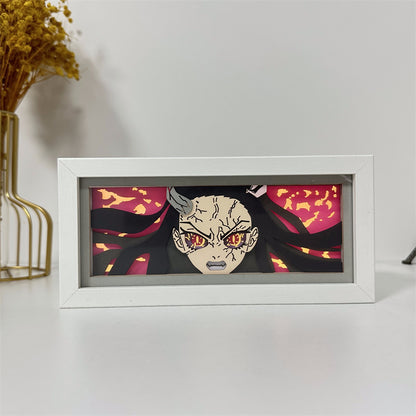 Anime-Themed RGB Paper Carving Lamp, Multi-Color Modes, with Remote & Touch Dimming