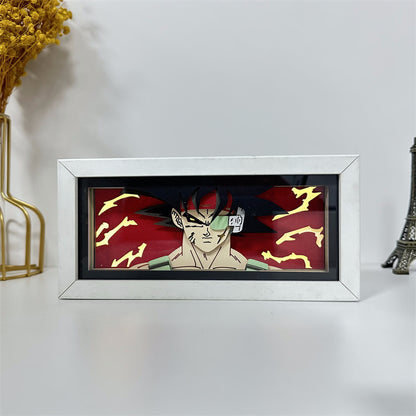 Anime theme RGB paper carving lamp, multi-color mode, remote control dimming