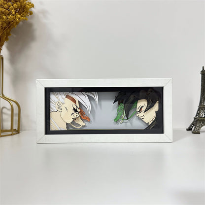 Anime theme RGB paper carving lamp, multi-color mode, remote control dimming