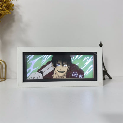 Anime theme RGB paper carving lamp, multi-color mode, remote control dimming