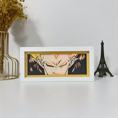 Anime theme RGB paper carving lamp, multi-color mode, remote control dimming