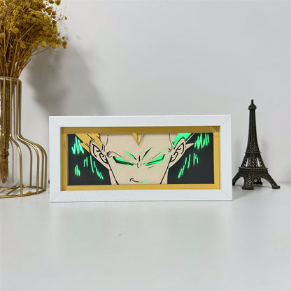 Anime theme RGB paper carving lamp, multi-color mode, remote control dimming